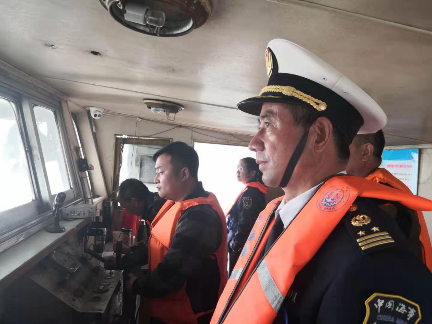 第二期内河船员全国理论统考合格人员驾驶实操考核现场